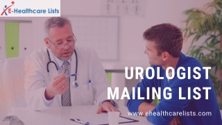 Urologist Mailing List In USA.