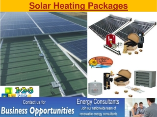 Solar heating packages