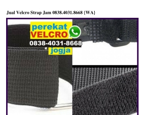 Jual Velcro Strap Jam Ô838–4Ô31–8668[wa]