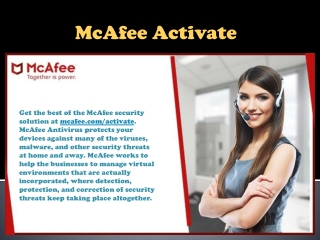 Mcafee Activate - Advantages of McAfee Antivirus