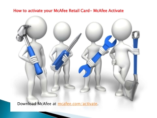 How to activate your McAfee Retail Card- McAfee Activate