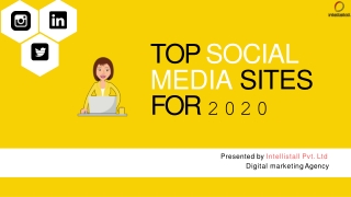 Social Media sites for 2020