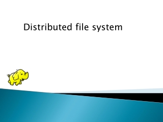 distributed file system and google file system