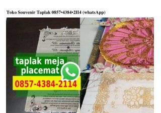 Toko Souvenir Taplak 0857 4384 2114[wa]