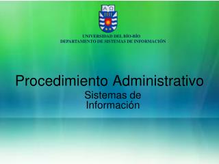 Procedimiento Administrativo