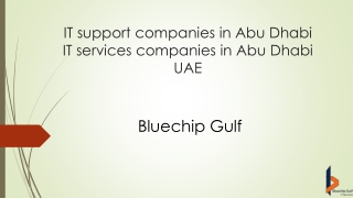 IT service providers in Abu Dhabi | IT support in Abu Dhabi | IT services Abu Dhabi