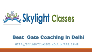 Best Gate Coaching in Delhi