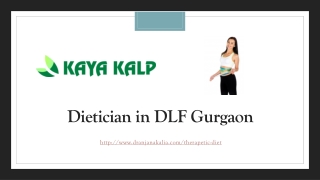 Dietician in DLF Gurgaon