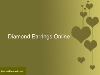 Diamond Earrings Online