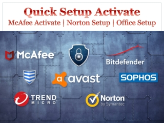 Quick Setup Activate | Mcafee Activate | Norton Setup | Office Setup