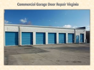 Commercial Garage Door Repair Virginia