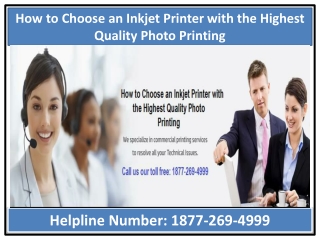 How to choose an Inkjet Printer with the Highest Quality Photo Printing?