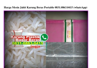 Harga Mesin Jahit Karung Beras Portable Ö831 Ö863 Ö415[wa]