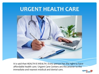 Urgent Medical Care Roseville