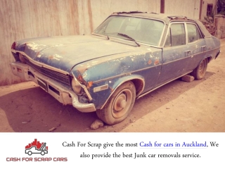 Cash For Scrap Cars - South Auckland Car Wreckers Company