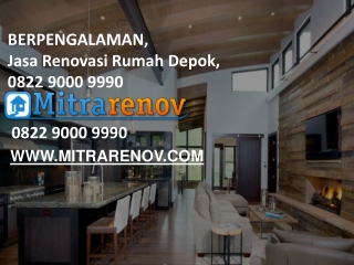 TERBAIK, Jasa Renovasi Rumah Depok, 0822 9000 9990