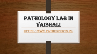 Pathology lab in vaishali