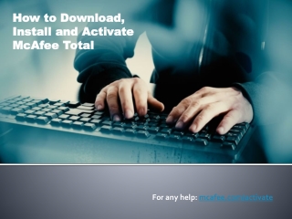 Download, Install and Activate McAfee Antivirus