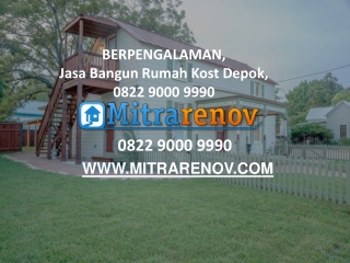 TERBAIK, Jasa Bangun Rumah Kost Depok, 0822 9000 9990