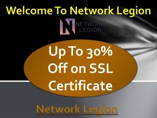 Up to 30% off on SSL Certificate