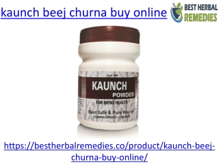 Buy online best kaunch beej churna in india