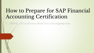 [PDF] How to Prepare for SAP Financial Accounting Certification