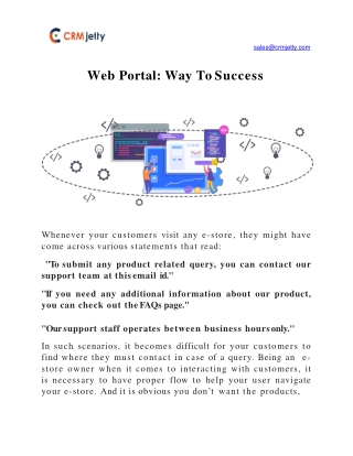 Web Portal: A Way to Success
