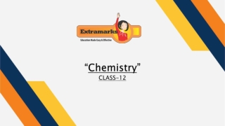 Chemistry Guide for ICSE Class 12 on Extramarks