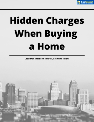 Hidden Charges When Buying a Home