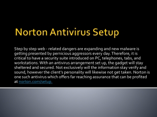 NORTON ANTIVIRUS | DOWNLOAD NORTON PRODUCT