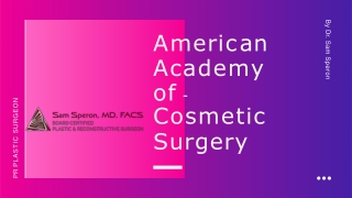 Body Lift - American Academy of Cosmetic Surgery