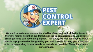 Pest Control Expert Specialist - Pest Control Expert