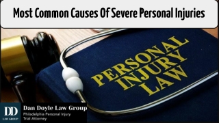 Most Common Causes Of Severe Personal Injuries