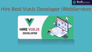 Hire Best VueJs Developer - iWebServices