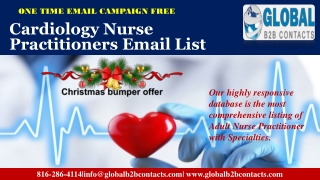 Cardiology Nurse Practitioners Email List