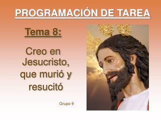 PROGRAMACIÓN DE TAREA