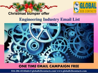 Engineering Industry Email List