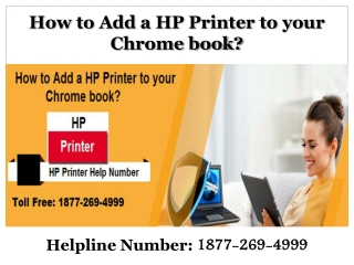 How to Add a HP Printer to your Chrome book?