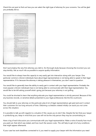Looking For A Legal representative? Check This Out Handy Information and facts