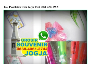 Jual Plastik Souvenir Jogja O838•4O61•2744[wa]