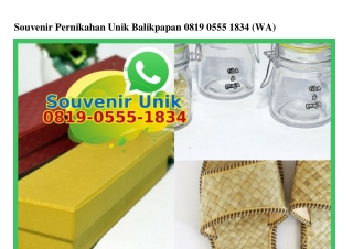 Souvenir Pernikahan Unik Balikpapan Ô819_Ô555_1834[wa]