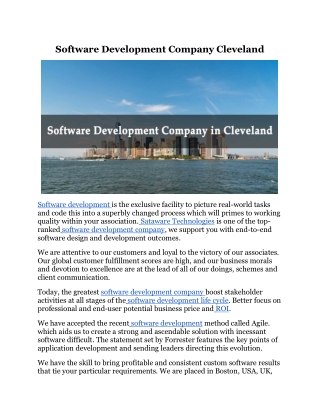 Software Development Companies in Cleveland