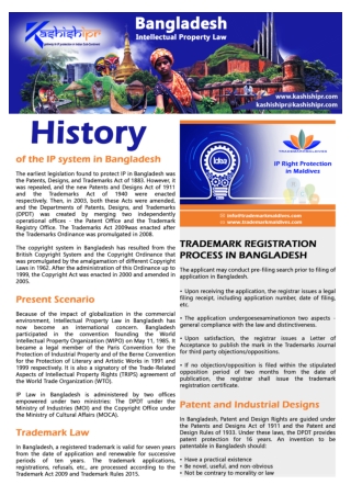 Intellectual Property Law in Bangladesh