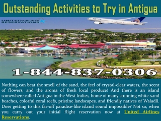 Outstanding Activities to Try in Antigua