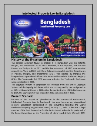 Intellectual Property Law in Bangladesh