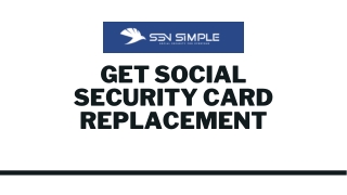 Get Social Security Card Replacement - SSN SIMPLE