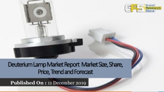 deuterium lamp market report  market size, share, price, trend and forecast