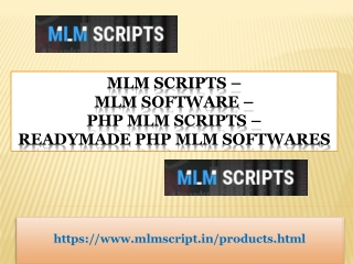 MLM Scripts - MLM Software