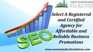 Select A Registered and Certified Agency for Affordable