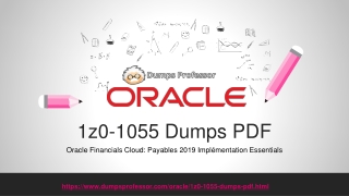 Pass Oracle 1z0-1055 Exam with 1z0-1055 Dumps Question Answers | DumpsProfessor